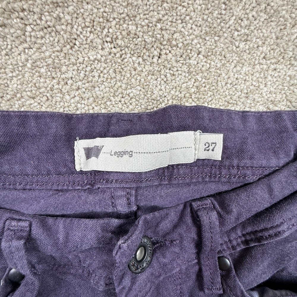 Levis Legging Super Skinny Jeans Purple Mid Rise Womens 27 43962-0004 - Picture 3 of 8